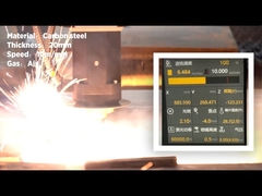 60kW Τρίψιμο με λέιζερ ινών (Σειρά Thunder) Δοκιμασία --- Τρίψιμο χάλυβα άνθρακα 20 mm